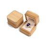 Square Wooden Single Ring Boxes PW-WG65240-02-1