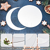 1 Set DIY Adhesive Acrylic Mirror Wall Decoration Kit DIY-CN0001-91-4