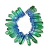 Two Tone Natural Quartz Crystal Beads Strands G-Z131-K01-06-3