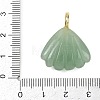 Natural Green Aventurine Carved Pendants G-G330-02G-08-3