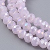 Electroplate Glass Beads Strands LS-EGLA-A034-P1mm-B12-3