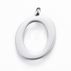 Tarnish Resistant 304 Stainless Steel Pendants LS-STAS-F129-O-P-1