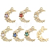 12Pcs 6 Colors Acrylic Rhinestone Pendants FIND-YW0011-60-1