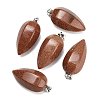 Synthetic Goldstone Pendants GG-K002-16Q-1