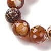 Natural Fire Crackle Agate Beads Strands G-G163-A01-03-4