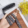 Embroidery Polyester Ribbons OCOR-WH0077-98C-3