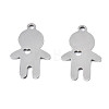 Non-Tarnish 201 Stainless Steel Pendants STAS-T044-268P-2