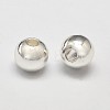 Rack Plating Brass Round Spacer Beads X1-KK-I601-4mm-S-RS-1