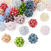  36Pcs 12 Colors Handmade Glass Woven Beads WOVE-TA0001-08-3