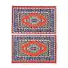 Silk Miniature Ethnic Style Carpets MIMO-PW0001-008A-1