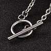 304 Stainless Steel Cable Chain Necklaces X-NJEW-JN01471-2