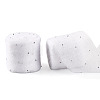 2Rolls Polyester Hot-fix Rhinestone Raw Edges Ribbon OCOR-TA0003-95H-1