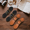 4Pcs 2 Colors Leather Toggle Buckle FIND-CL0002-20-7