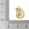 Brass Micro Pave Cubic Zirconia Pendants KK-P290-48G-3