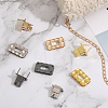 4 Sets 4 Colors Alloy Bag Twist Lock Clasps FIND-CA0007-10-5