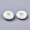 Natural Freshwater Shell Beads SHEL-S266-12W-1
