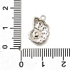 Brass Micro Pave Cubic Zirconia Pendants KK-A245-01B-P-3