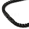 Black Cubic Zirconia Tennis Bracelet BJEW-M301-01EB-3