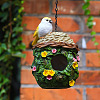 Resin Hanging Bird's Nests BIRD-PW0001-071-4