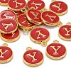 Golden Plated Alloy Enamel Charms LS-X-ENAM-S118-03Y-4
