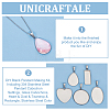 Unicraftale DIY Blank Pendant Making Kit DIY-UN0005-54-5