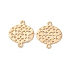 Brass Laser Cut Hollow Disc Links Connector Charms KK-Z164-03G-1