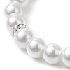 8Pcs Alloy & Pearlized Glass Pearl Beads Stretch Bracelets for Women BJEW-JB11364-01-4