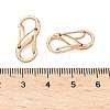 Alloy Double S Snap Hook Spring Keychain Clasps FIND-C084-01KCG-3