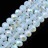 Electroplate Glass Beads Strands EGLA-A044-J8mm-L06-1