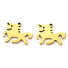 PVD Vacuum Plating 304 Stainless Steel Charms X-STAS-N092-94G-2