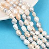 Natural Cultured Freshwater Pearl Beads Strands PEAR-P064-20K-09F-1