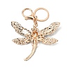 Alloy Rhinestone Keychain PW-WGCC421-04-3
