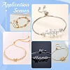 32Pcs 4 Colors Rack Plating Adjustable Brass Slider Bracelet Making KK-SP0001-79-5