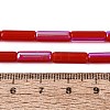 Electroplate Opaque Glass Beads Strands EGLA-Q132-02A-F01-4