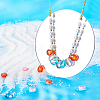 120Pcs 6 Colors Transparent Glass Beads GLAA-SC0001-56-5