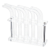 Transparent Acrylic Earring Try-On Stick Organizer Stands EDIS-WH0030-35-1