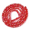 Electroplate Glass Beads Strands EGLA-A044-P2mm-B22-3