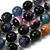 Natural Agate Beads Strands G-F820-B01-01-2