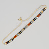 Vintage Ethnic Style Glass Tila Beaded Handmade Slider Bracelets for Women ZN9527-8-1