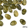 20Pcs Oval Imitation Gemstone Acrylic Beads OACR-YW0002-48B-1
