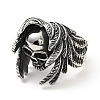 316 Stainless Steel Ring RJEW-C030-06E-AS-1