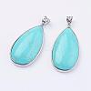 Synthetic Turquoise Big Pendants G-I184-11-1