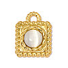 304 Stainless Steel with Cat Eye Pendants GL-OY001-02G-1-1