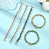 304 Stainless Steel Enamel Cable Chain Bracelets for Women BJEW-JB13595-1