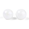 Electroplate Round Glass Beads Strands EGLA-T029-07K-3