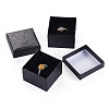 Shell Textured Paper Jewelry Ring Storage Gift Boxes CON-TAC0014-15E-4