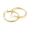 PVD Vacuum Plating 201 Stainless Steel Hoop Earrings for Women LS-EJEW-G260-02A-G-2