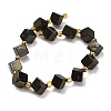 Natural Gold Pyrite/Golden Pyrite Beads Strands G-F833-M01-01-3