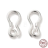 925 Sterling Silver Earring Hooks STER-K174-16S-1