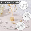 12Pcs 2 Styles Brass & Crystal Rhinestone Clip-on Earring Findings KK-BBC0028-20-6